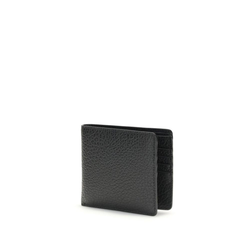 Margiela Black Calf Leather Bos Taurus Wallet Margiela