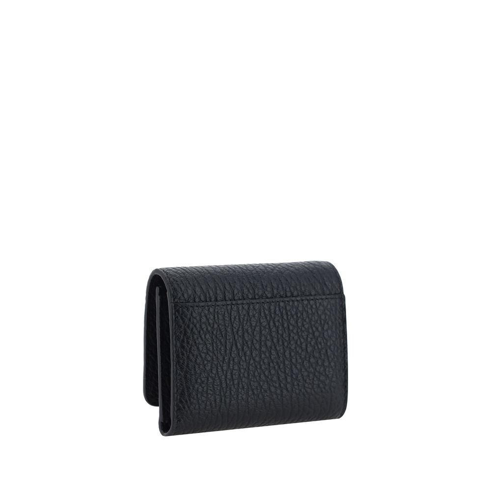 Margiela Black Calf Leather Bos Taurus Wallet Margiela