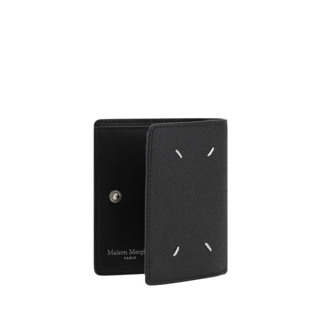 Margiela Black Calf Leather Bos Taurus Wallet Margiela