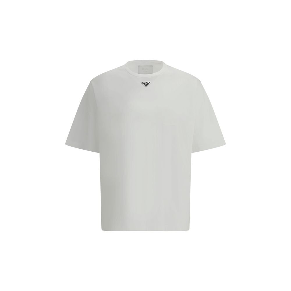 Prada White Cotton T-Shirt Prada