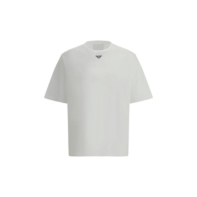 Prada White Cotton T-Shirt Prada