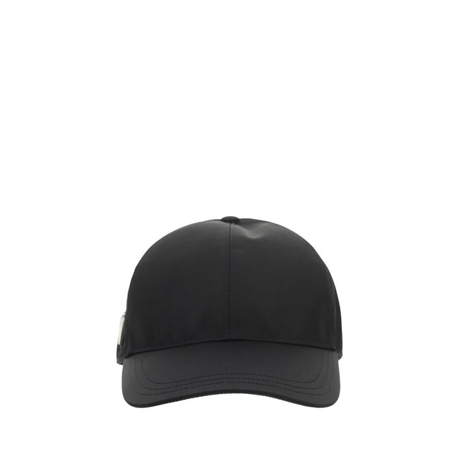 Prada Black Polyamide Cap (Baseball Hat) Prada