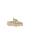Prada Beige Rubber Platform Loafers Prada