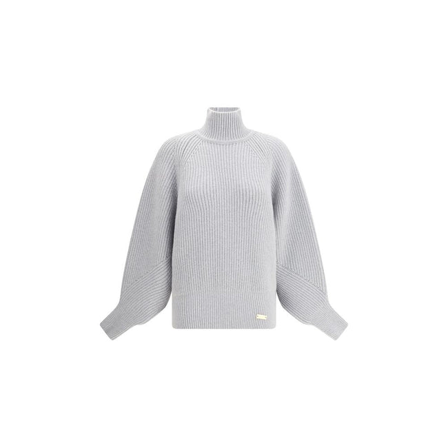 Balmain Gray Wool Sweatshirt Balmain
