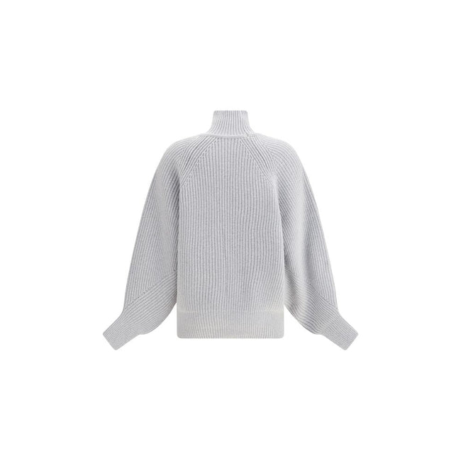 Balmain Gray Wool Sweatshirt Balmain