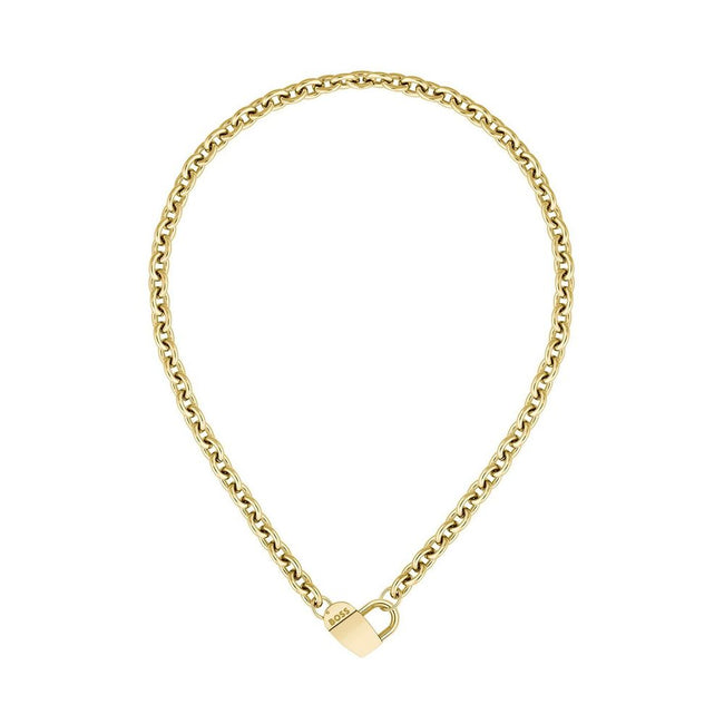 Hugo Boss Gold Stainless Steel Necklace Hugo Boss