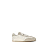 Prada Cream Lamb Ovis Aries Aries Low Top Sneakers Prada