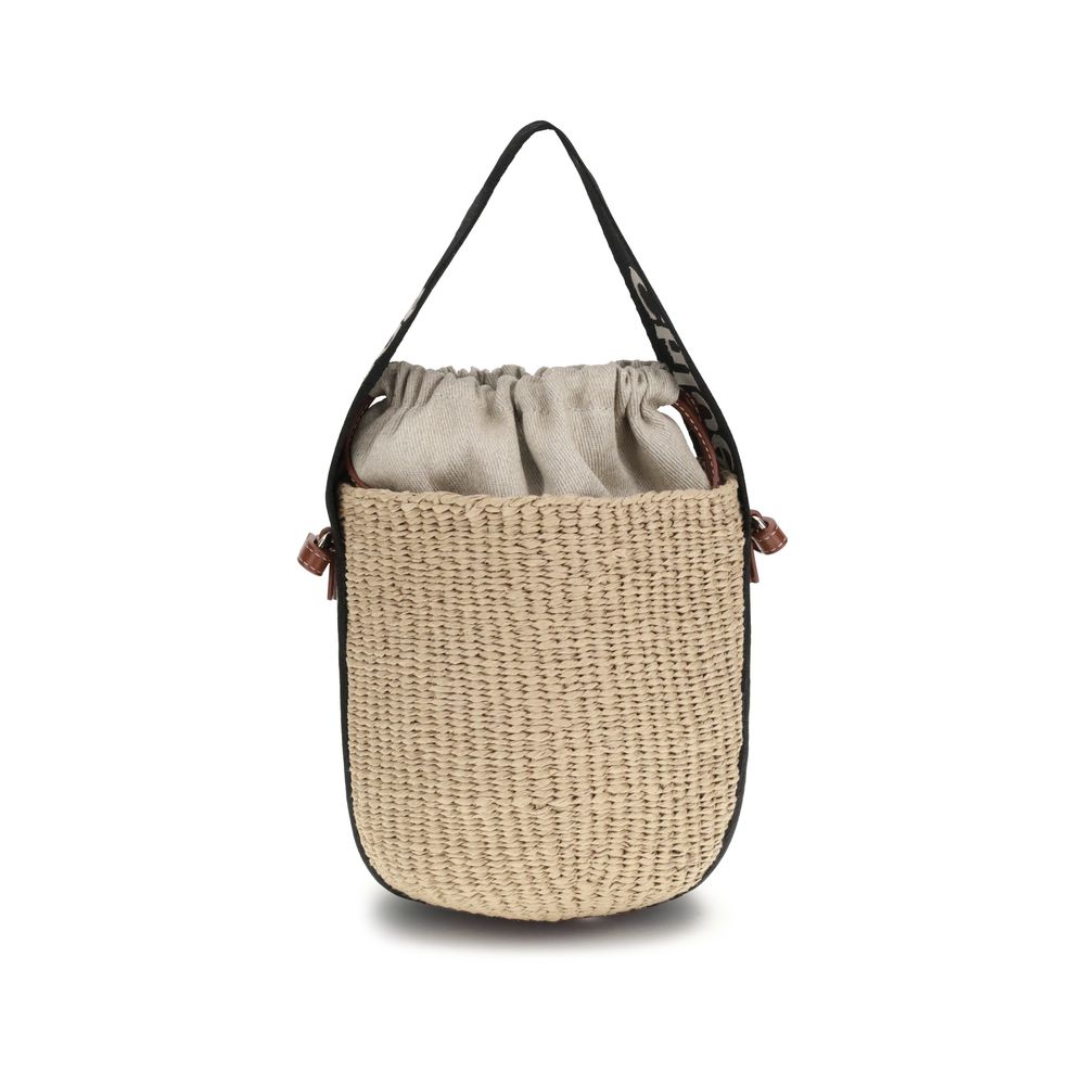 Chloé Beige Raffia Shoulder Bag Chloé
