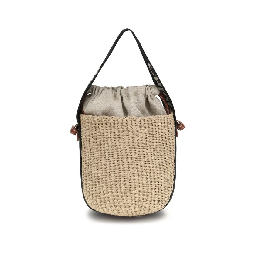 Chloé Beige Raffia Shoulder Bag Chloé