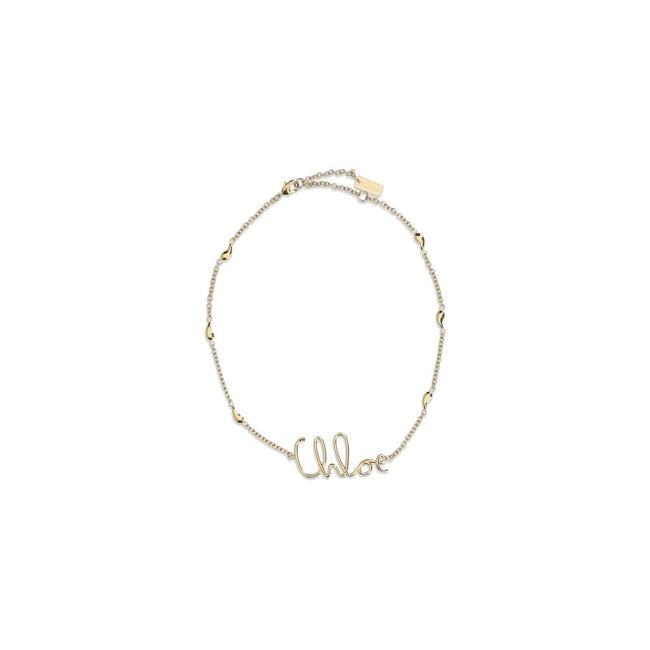 Chloé Gold Brass Necklace Chloé