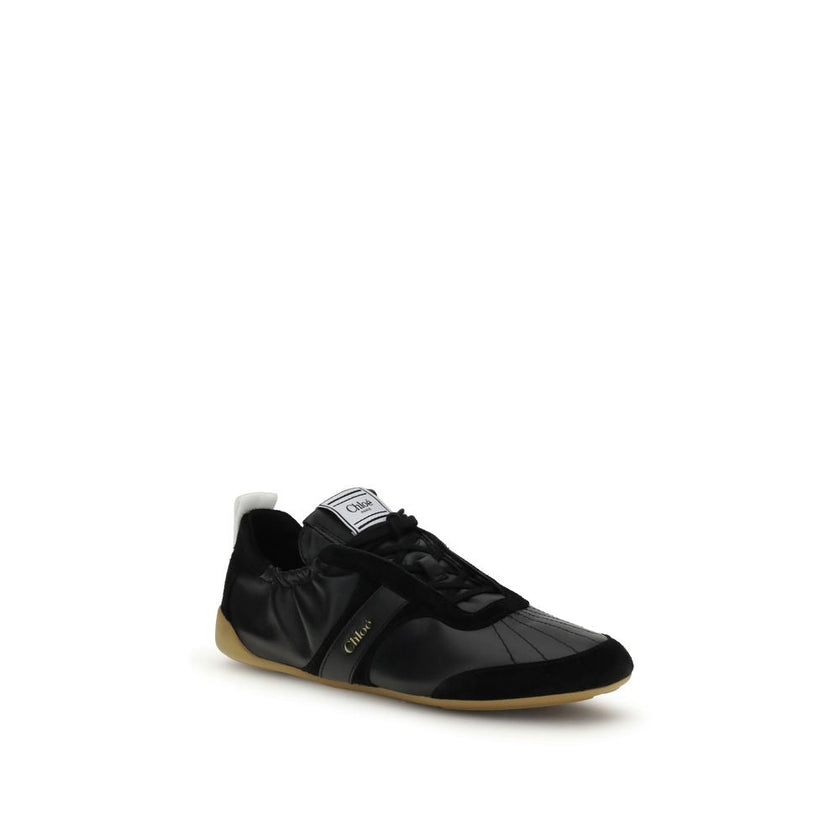 Chloé Black Goatskin Athletic Sneakers Chloé
