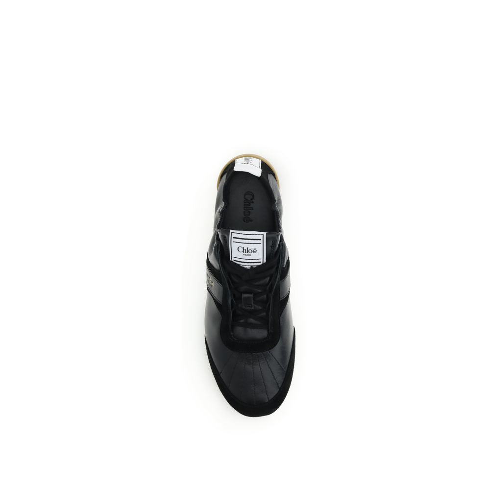 Chloé Black Goatskin Athletic Sneakers Chloé