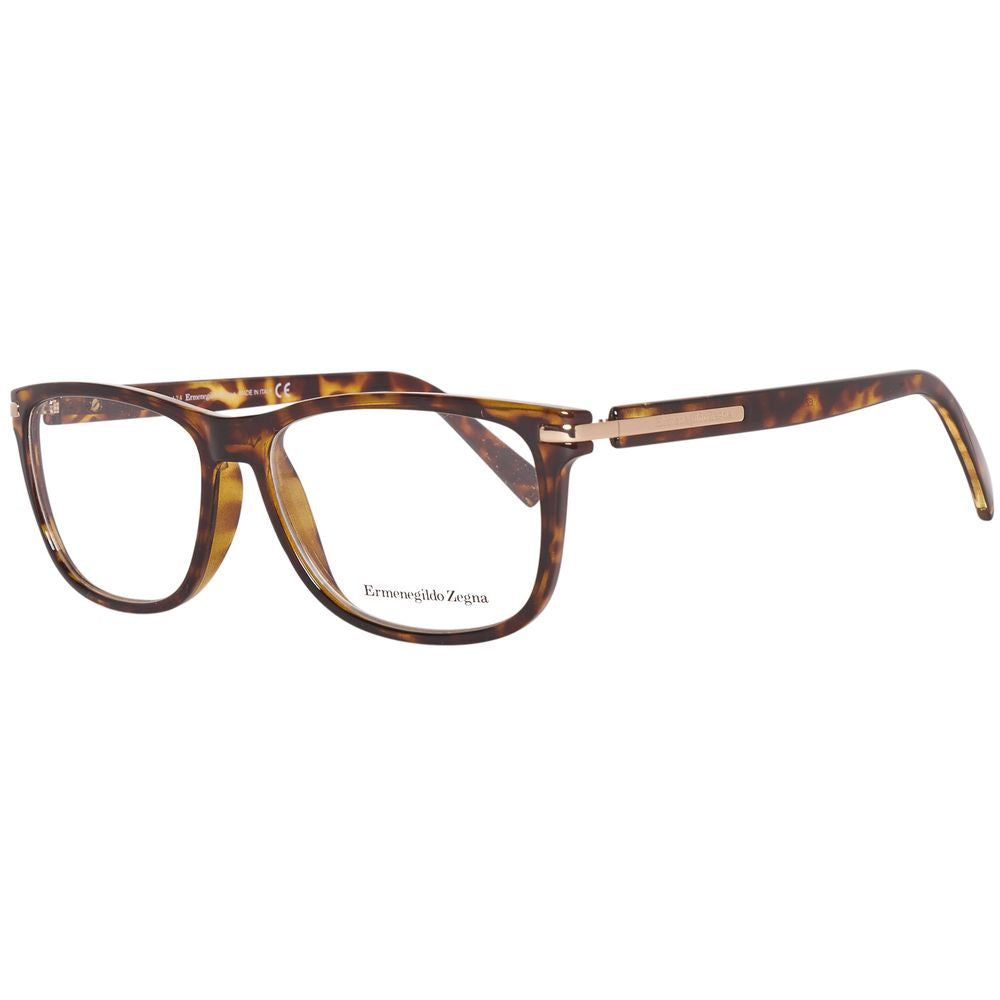 Ermenegildo Zegna Brown Plastic Glasses (Frames) Ermenegildo Zegna