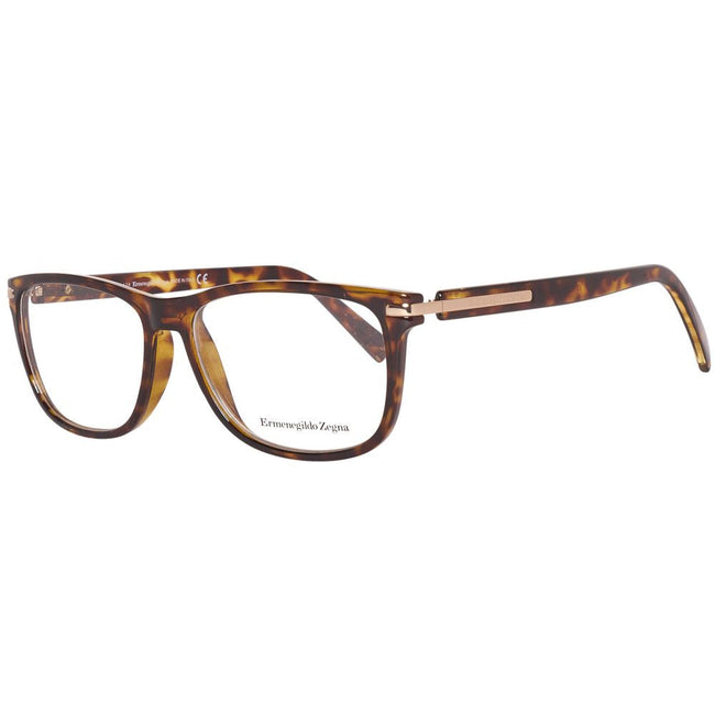 Ermenegildo Zegna Brown Plastic Glasses (Frames) Ermenegildo Zegna