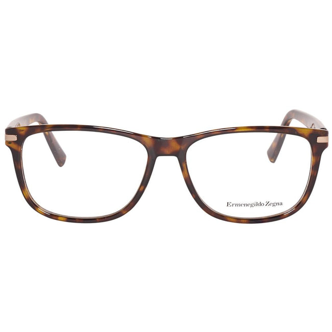 Ermenegildo Zegna Brown Plastic Glasses (Frames) Ermenegildo Zegna