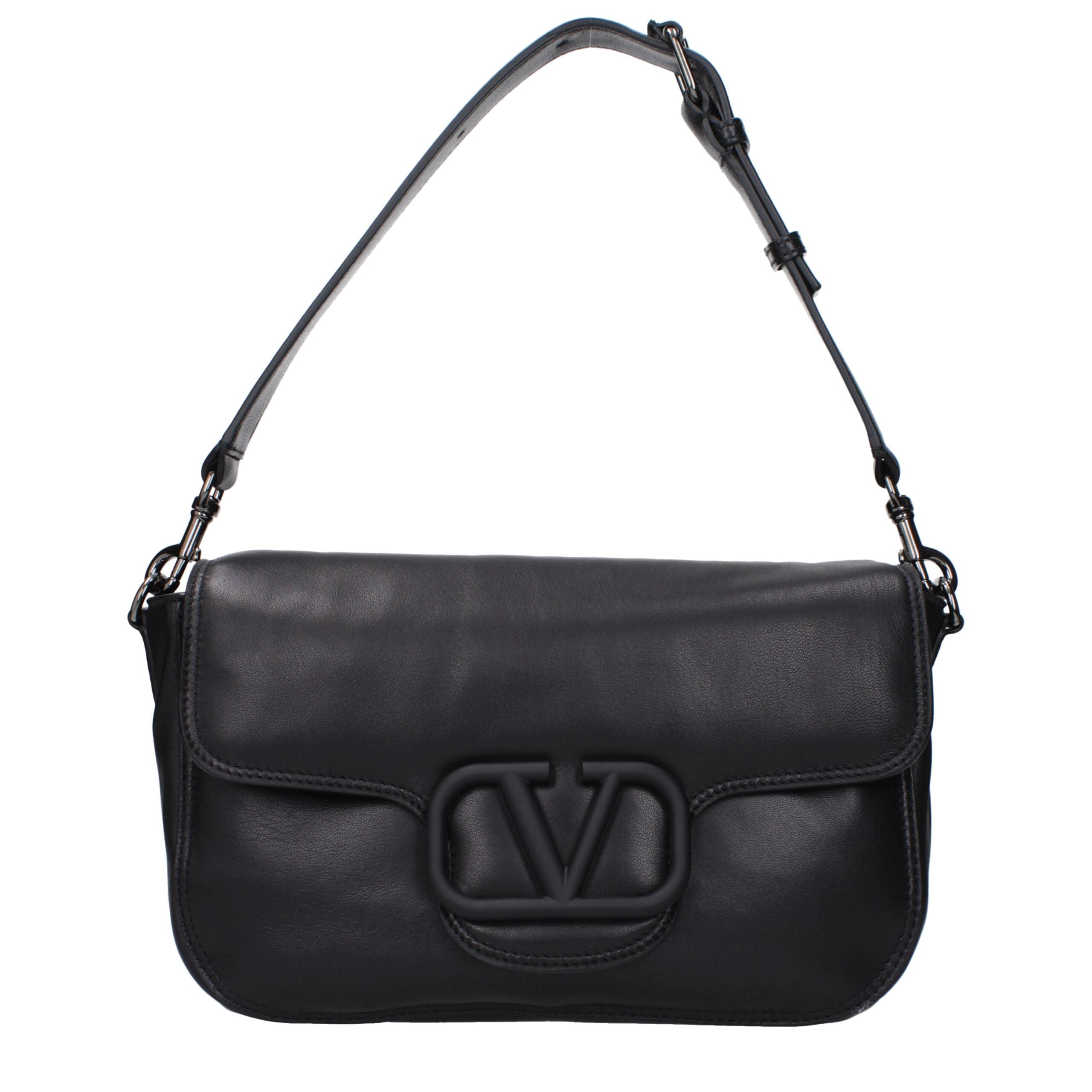 Valentino Garavani Black Leather Handbag Valentino Garavani
