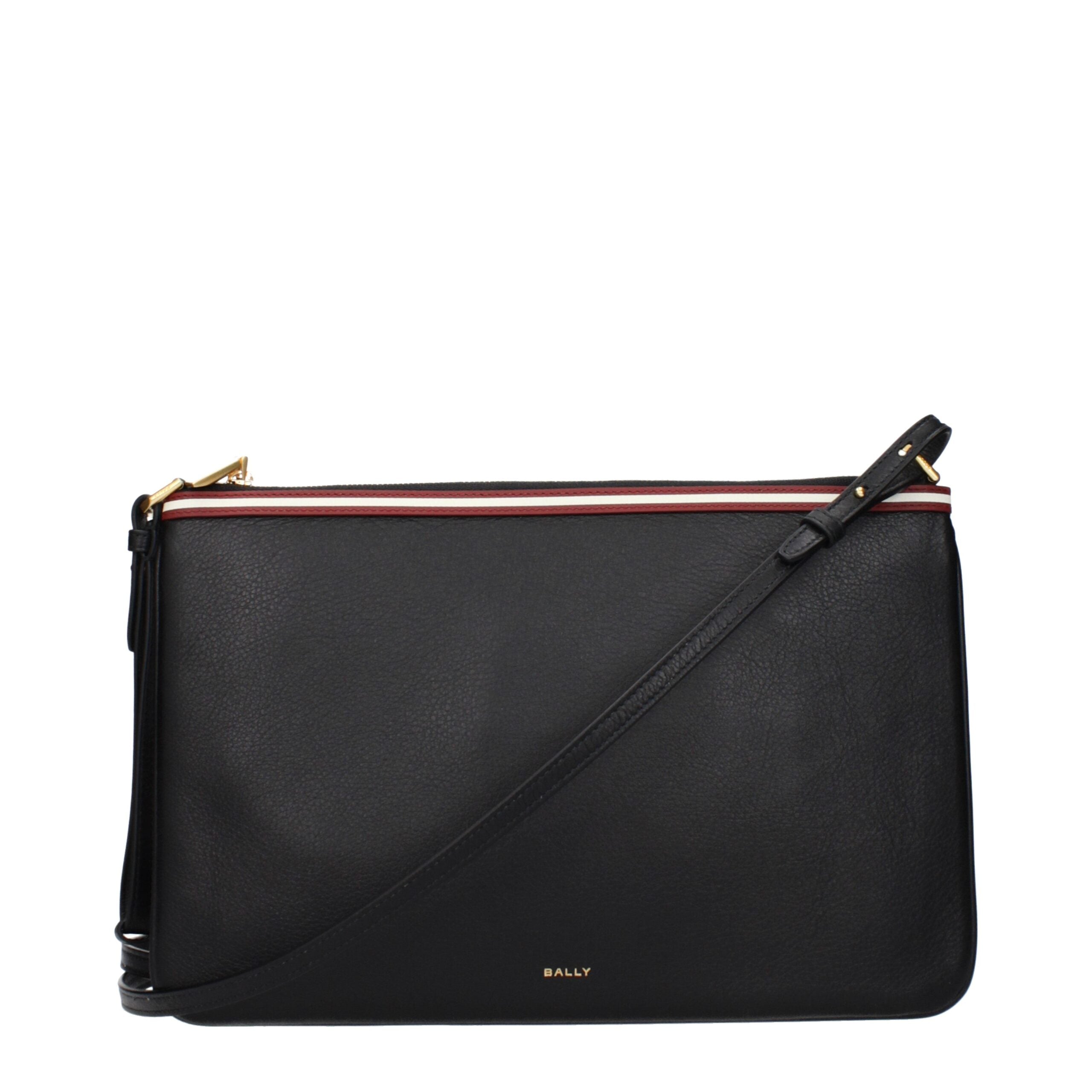 Bally Black Leather Crossbody Bag Bally