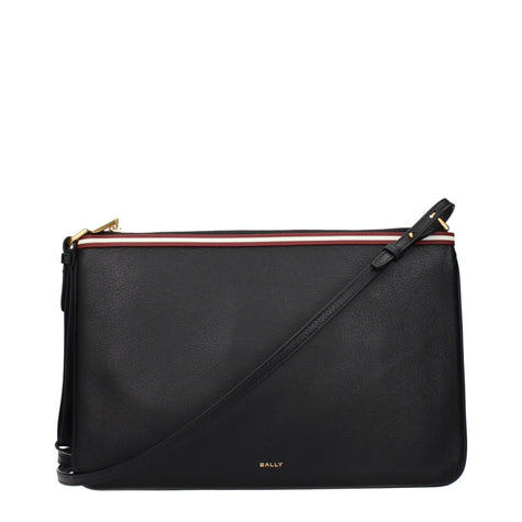 Bally Black Leather Crossbody Bag Bally