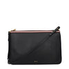 Bally Black Leather Crossbody Bag Bally