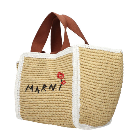 Marni Beige Raffia Handbag Marni