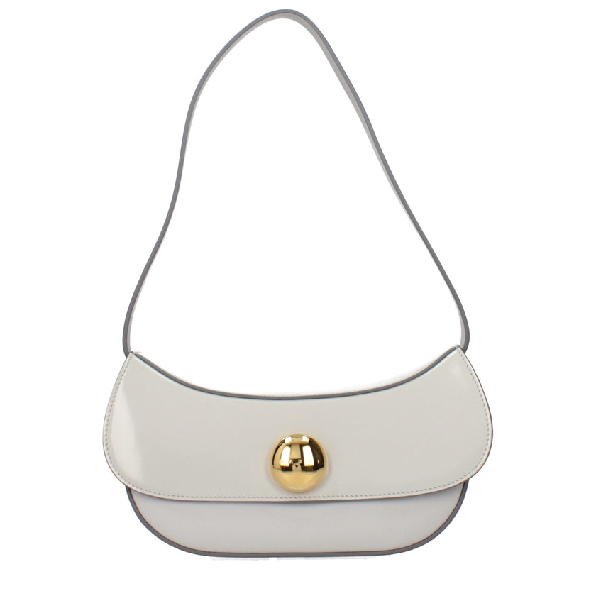 Marni Gray Leather Shoulder Bag Marni
