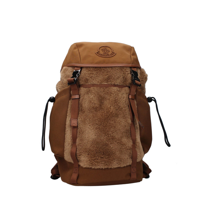 Moncler Brown Fabric Backpack Moncler