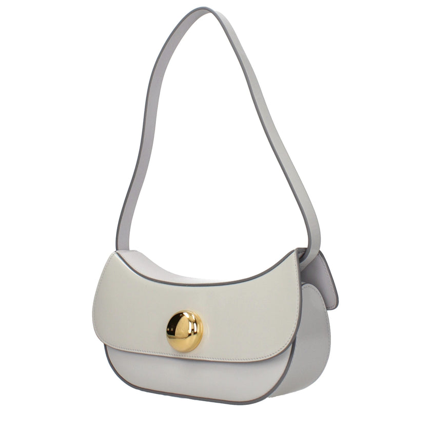 Marni Gray Leather Shoulder Bag Marni
