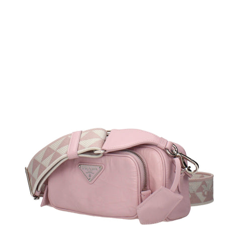 Prada Pink Leather Crossbody Bag Prada