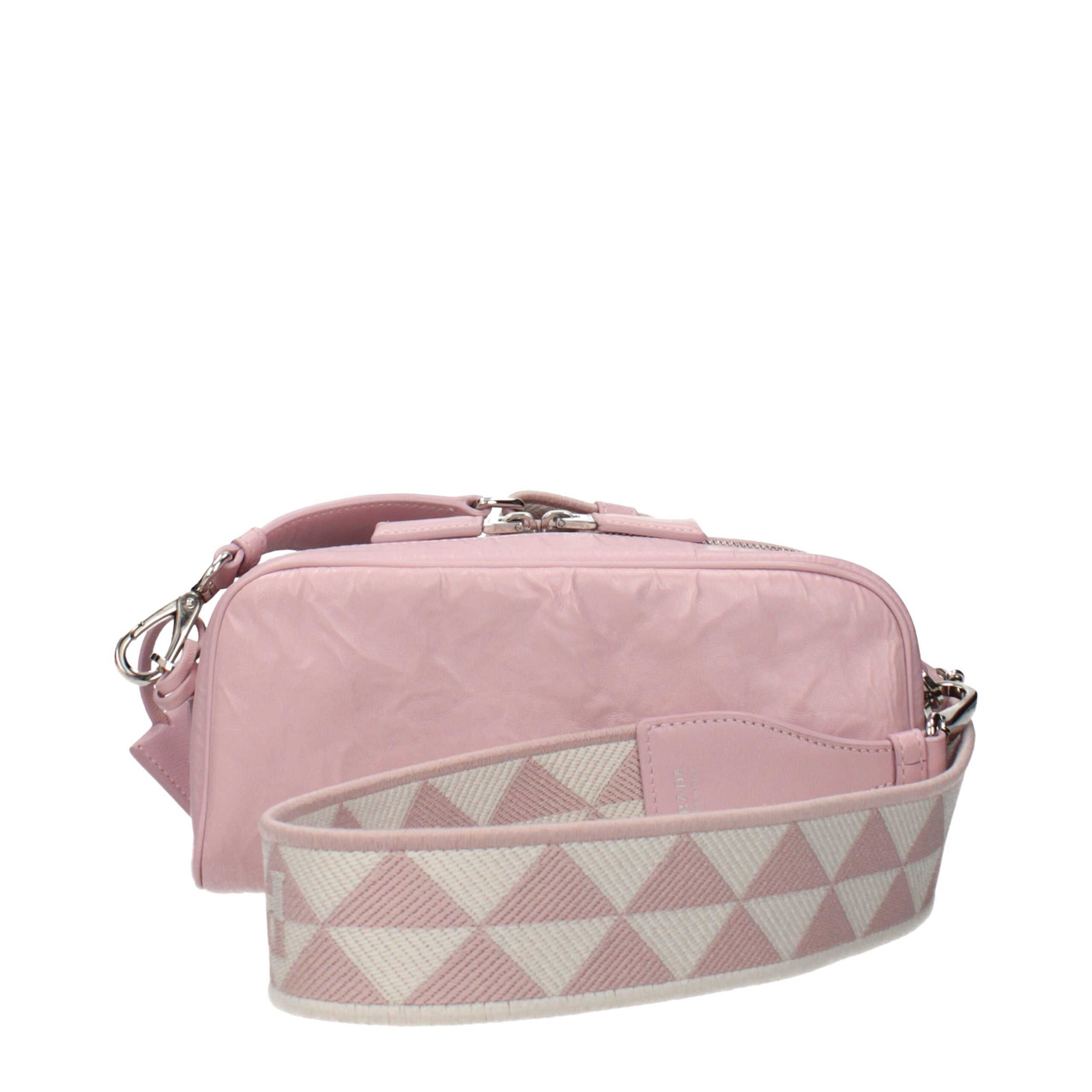 Prada Pink Leather Crossbody Bag Prada