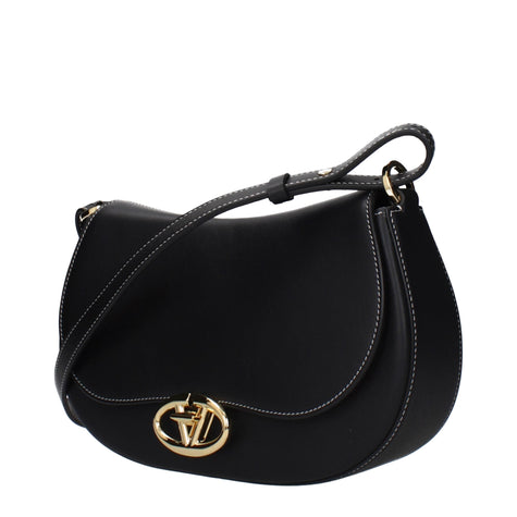 Valentino Garavani Black Leather Shoulder Bag Valentino Garavani