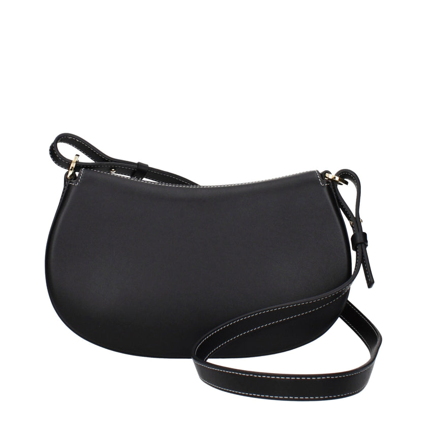 Valentino Garavani Black Leather Shoulder Bag Valentino Garavani