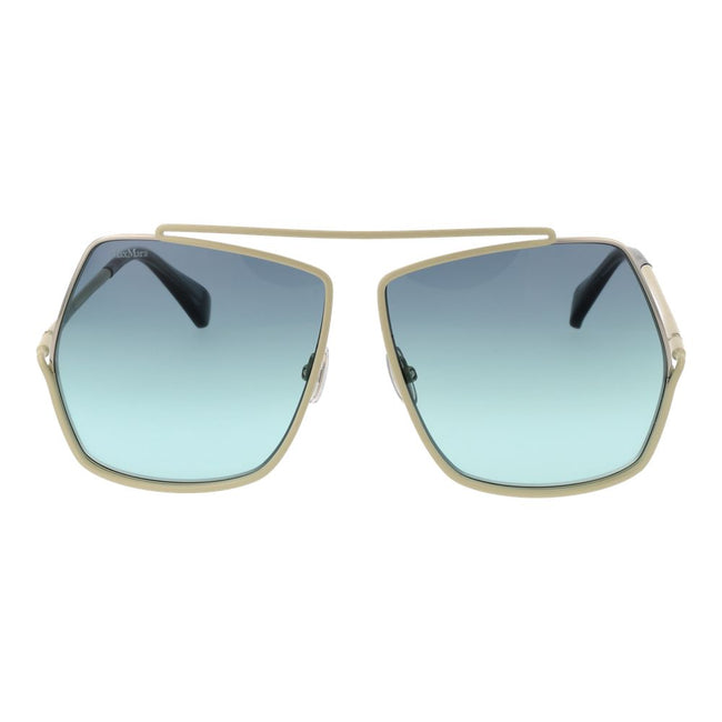 Max Mara Turquoise Metal Sunglasses Max Mara