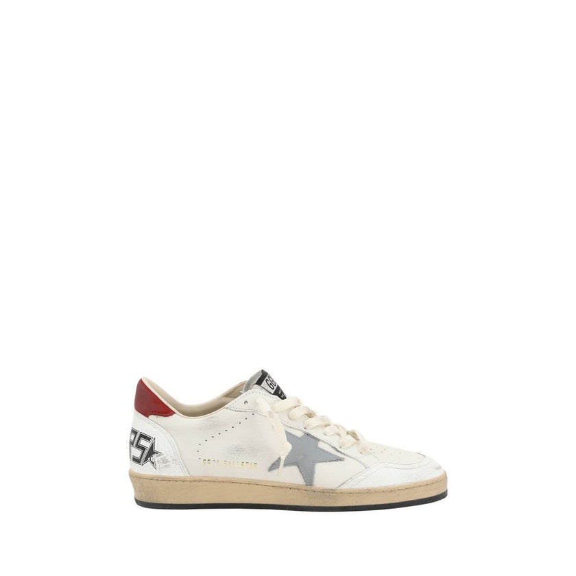 Golden Goose Cream Calf Leather Bos Taurus Low Top Sneakers Golden Goose
