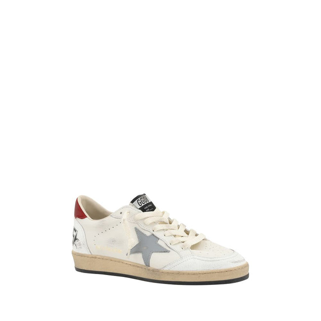 Golden Goose Cream Calf Leather Bos Taurus Low Top Sneakers Golden Goose