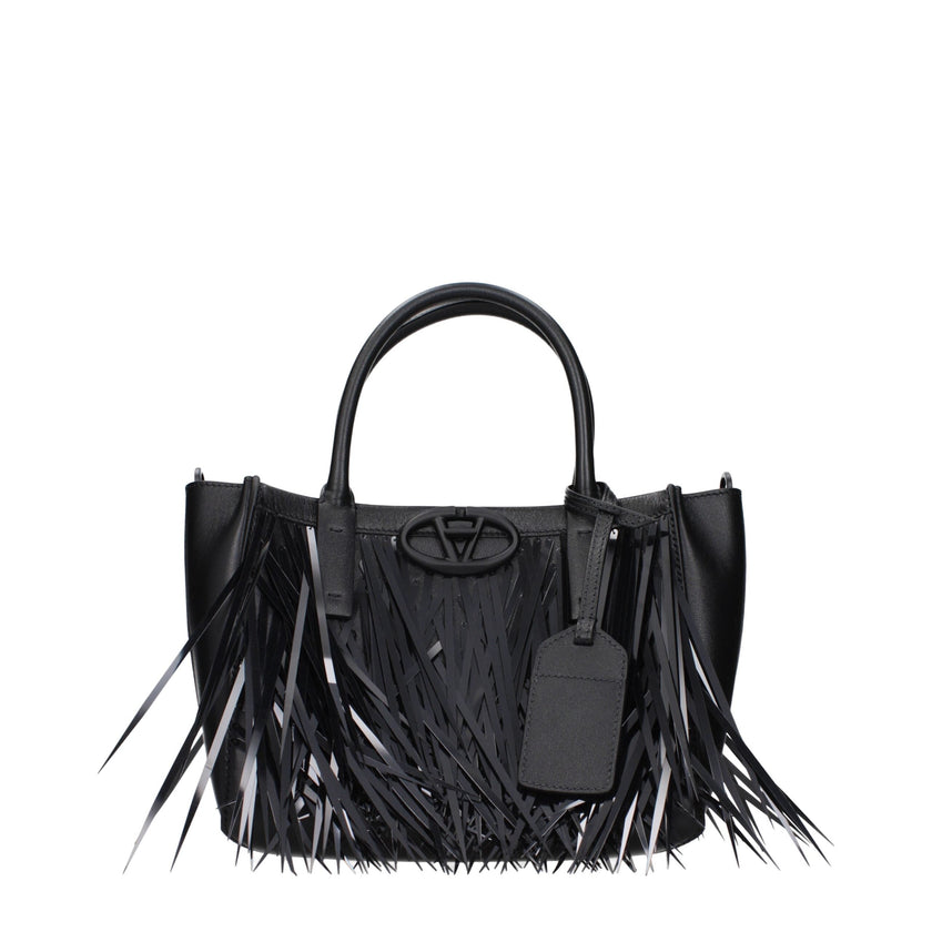 Valentino Garavani Black Leather Handbag Valentino Garavani