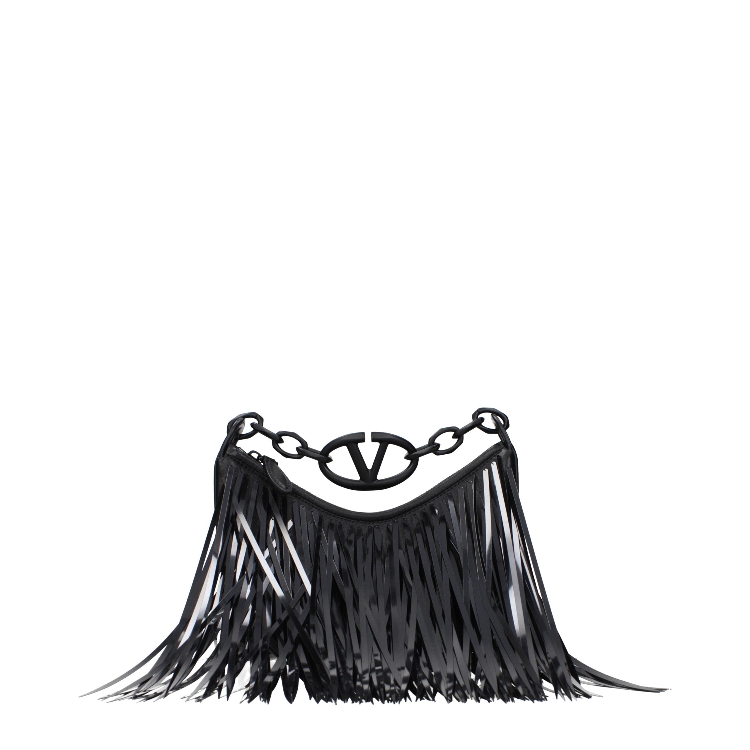 Valentino Garavani Black Leather Handbag Valentino Garavani