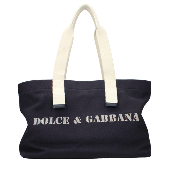 Dolce & Gabbana Blue Fabric Shoulder Bag Dolce & Gabbana