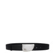 Burberry Black Leather Regular Belt Burberry