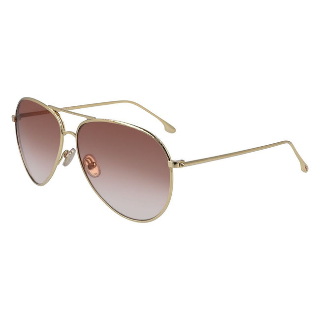 Victoria Beckham Gold Metal Sunglasses Victoria Beckham