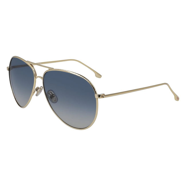 Victoria Beckham Gold Metal Sunglasses Victoria Beckham