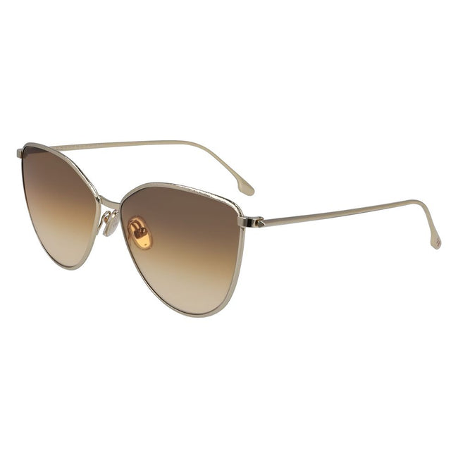 Victoria Beckham Gold Metal Sunglasses Victoria Beckham