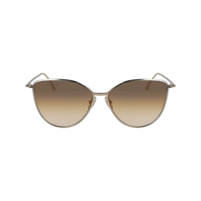 Victoria Beckham Gold Metal Sunglasses Victoria Beckham