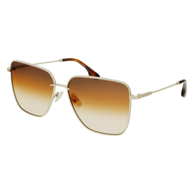 Victoria Beckham Gold Metal Sunglasses Victoria Beckham
