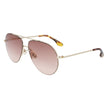 Victoria Beckham Gold Metal Sunglasses Victoria Beckham