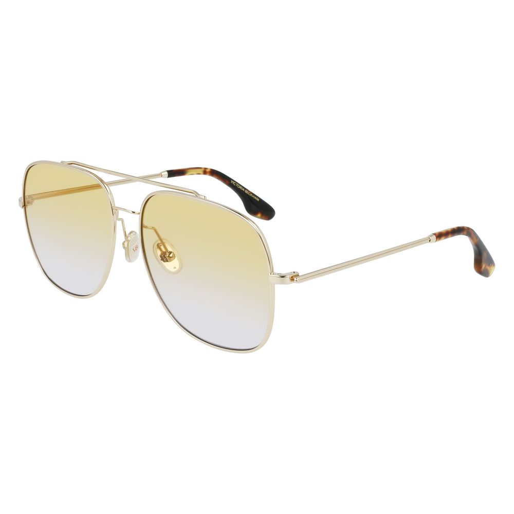 Victoria Beckham Gold Metal Sunglasses Victoria Beckham