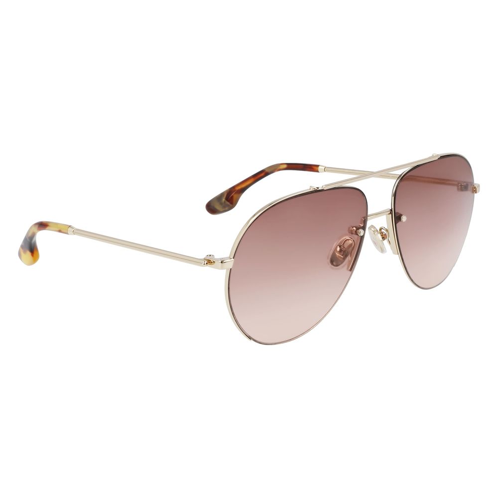 Victoria Beckham Gold Metal Sunglasses Victoria Beckham