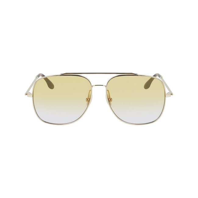 Victoria Beckham Gold Metal Sunglasses Victoria Beckham
