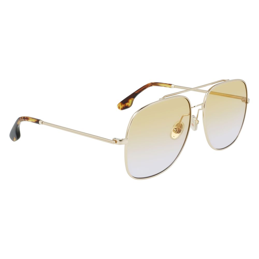 Victoria Beckham Gold Metal Sunglasses Victoria Beckham