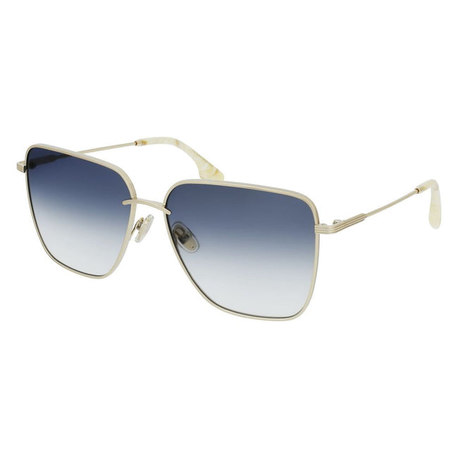 Victoria Beckham Gold Metal Sunglasses Victoria Beckham
