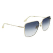 Victoria Beckham Gold Metal Sunglasses Victoria Beckham